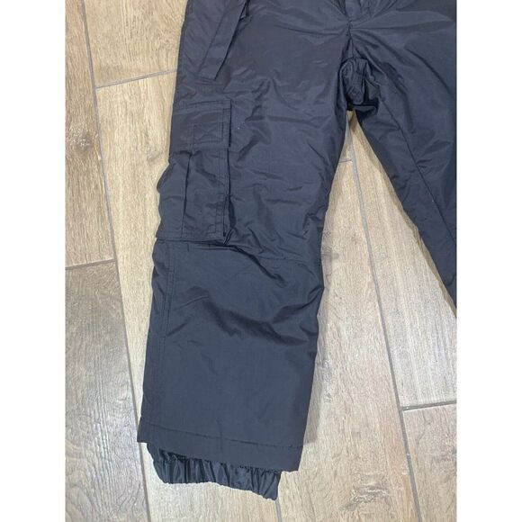 NEW Sport Essentials Kids 4 Unisex Black SNOW SKI PANTS SUSPENDERS Insulated NWT - Picture 3 of 9